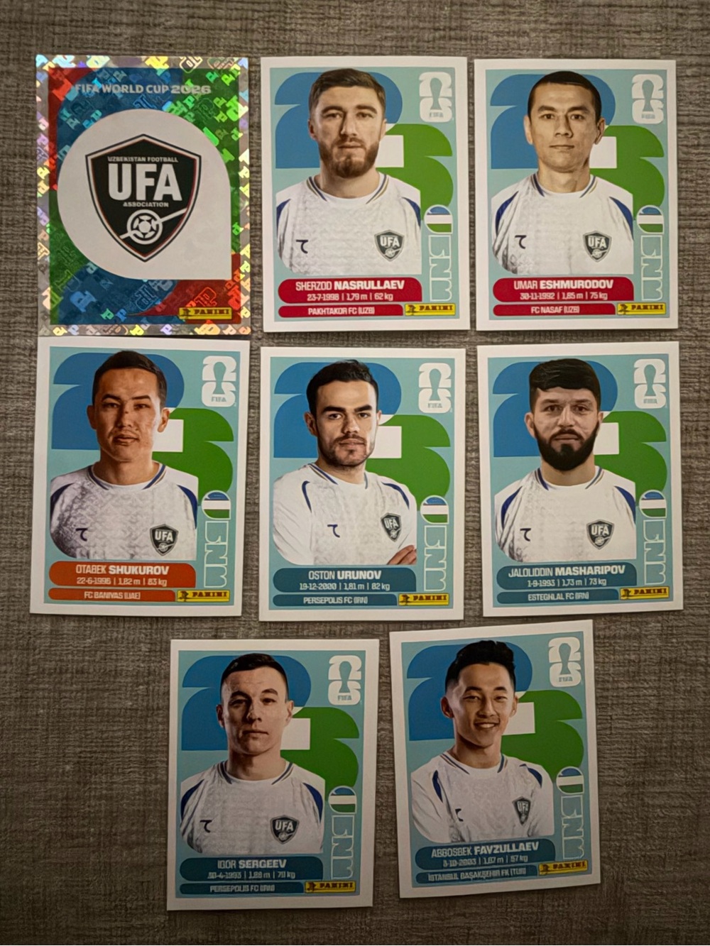 Uzbekistan FIFA Stickers